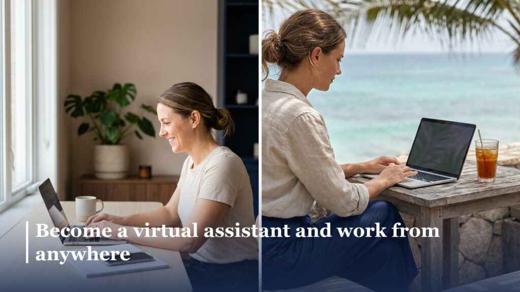 Become a virtual assistant and work from anywhere