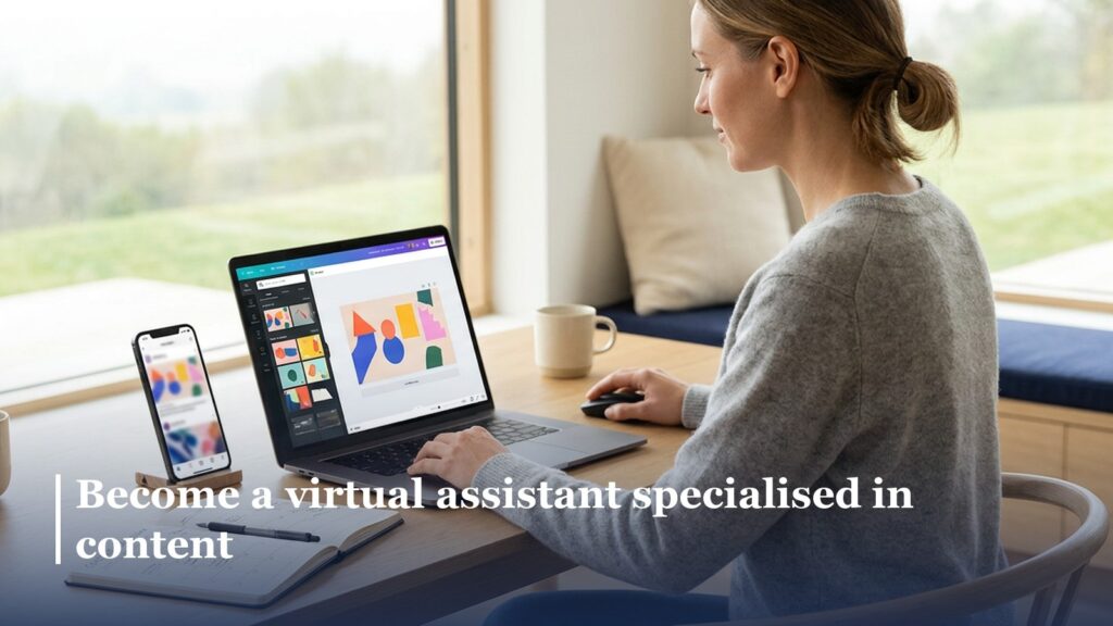 Become a virtual assistant specialised in content